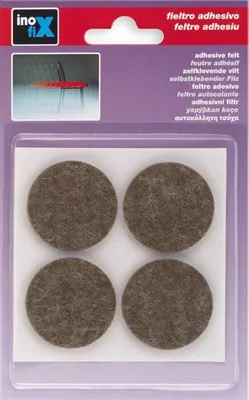 Produktbild von Filzstifte aus Filz, braun, klebend, 4 Stück – Inofix