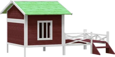 Produktbild von vidaXL Hundehütte Mokka 159x120x88,5 cm Massivholz Kiefer