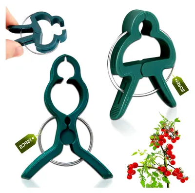 Produktbild von 30 Stück Pflanzenclips für Kletterpflanzen, Rankhilfe für Zimmerpflanzen, Stütze für Kletterpflanzen, Pflanzenklammern für Tomaten, Rosen und Gurken