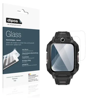 Produktbild von 2x Schutzfolie für Naixues T89 - Anti-Shock 9H Folie dipos Glass Kunststoffglas