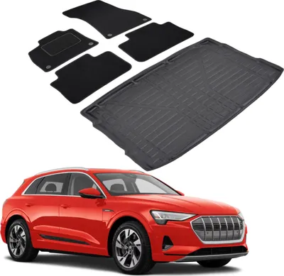 Obrázek produktu pro Sada Velurových Koberců a Vaničky do Kufru pro Audi e-Tron 2021-