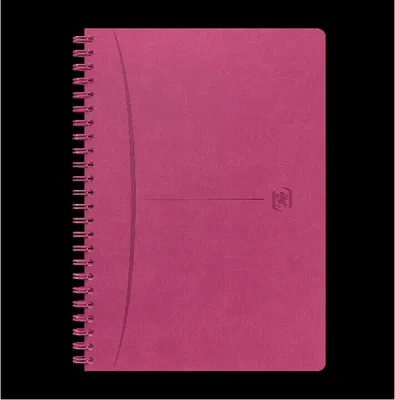 Produktbild von Oxford Signature A5 Spiralbuch, kariert, 80 Blatt,