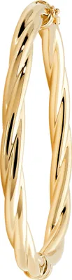 Produktbild von Edler 9 Karat (375) Gold Damen - Klappbar Armreif - 5mm, 8 Gramm; TRS20666