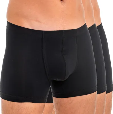 Produktbild von HERMKO 3901 3er Pack Herren Pant Pant aus 100% Baumwolle, Größe:D 6 = EU L, Farbe:schwarz