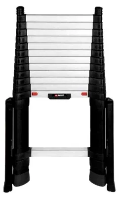 Produktbild von Teleskopleiter, schwarz, 4,1 m