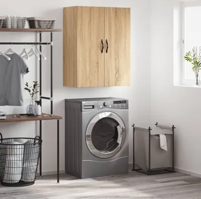 Produktbild von vidaXL Wandschrank Sonoma-Eiche 69,5x34x90 cm Holzwerkstoff