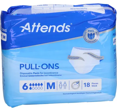 Obrázek produktu pro Attends Pull-Ons 6 M 18 ks