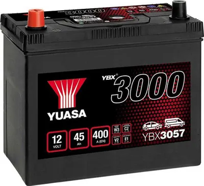 Produktbild von YUASA YBX3000 Starterbatterie 12V 45Ah 400A/EN B24 Batterie