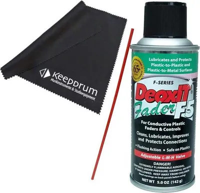 Produktbild von Caig DeoxIT F5S-H6 Faderlube Spray mit Mikrofasertuch