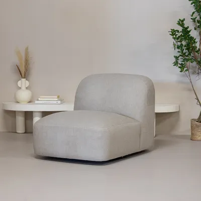 Produktbild von Loveseat Stoff Taupe – Sitzbreite 76cm – 76x106x75cm – Mary