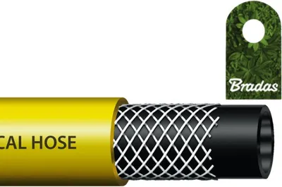 Image de Tuyau technique 12,5x3mm 17 Bar Tuyau de pulvérisation d'air comprimé jaune 50m Bradas 9670