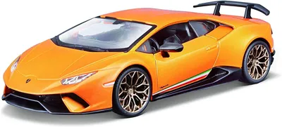 Produktbild von Bburago 18-21092 - Modellauto - Lamborghini Huracan Performante (orange, Maßstab 1:24)