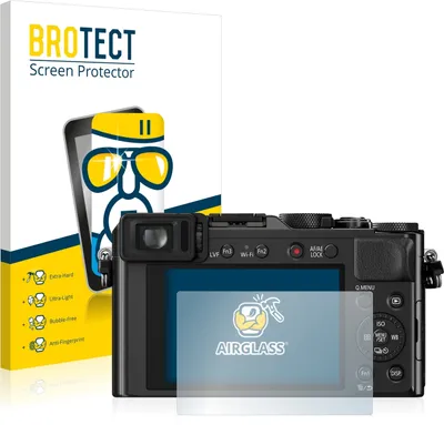Produktbild von BROTECT Schutzglas für Panasonic Lumix DMC-LX100 Schutzfolie Panzer Folie Glas Display Schutz klar