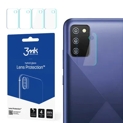 Produktbild von 3mk Hybridglas Lens Protection für Samsung Galaxy F02s Kamera Objektiv Kameralinse 0,16mm 6H (4 Stück)