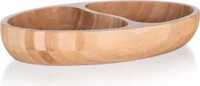Produktbild von BANKETT Schüssel geteilt BRILLANT Bambus 24 x 13,5 x 4 cm
