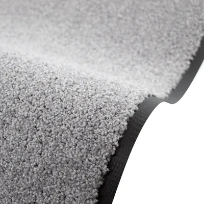 Produktbild von Schmutzfangmatte ZANZI 40x60cm Hellgrau robuste Türmatte aus Recyclingmaterial, Größen