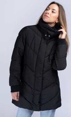 Produktbild von Lonsdale Beeley Mantel Schwarz 2XL Frau Schwarz 2XL