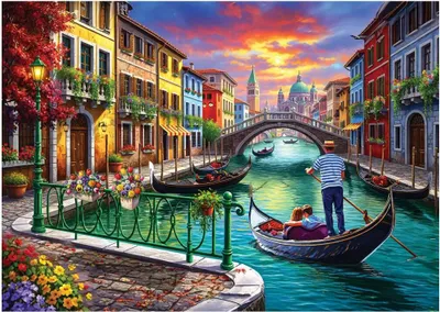 Image de ANATOLIAN Puzzle Gondole noire XL 700 dlks