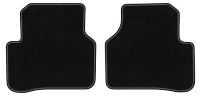 Immagine prodotto di Tappetini posteriori in moquette per Volkswagen Passat B6 2005-2010 (berlina/station wagon) – 2 pezzi, neri, su misura – Wielganizator LUX