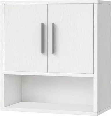 Image de Armoire de salle de bain murale 38 x 18 x 41 cm, blanche