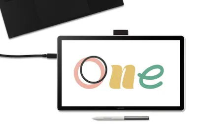Produktbild von Wacom One 14, Kabelgebunden, 2540 lpi, 309 x 174 mm, USB, 8 mm, Stift