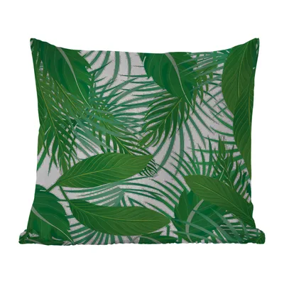 Obrázek produktu pro MuchoWow® Vnější polštář - Listy - Vzory - Tropické -40x40 cm- Odolnost proti povětrnostním vlivům - polštář do obývacího pokoje