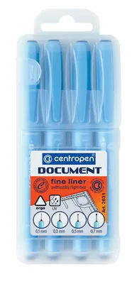 Obrázok produktu pre Liner Centropen 2631, sada 4 šíri stop