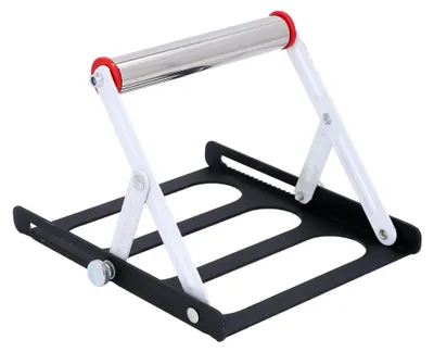 Produktbild von Höhenverstellbarer Stützrahmen für Schneidemaschinen aus Edelstahl, klappbarer Arbeitstischständer, 55–135 mm höhenverstellbar