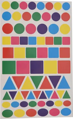 Immagine prodotto di Adesivi forme geometriche, 288 pezzi.