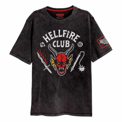 Produktbild von Stranger Things - Hellfire Crest - T-Shirt