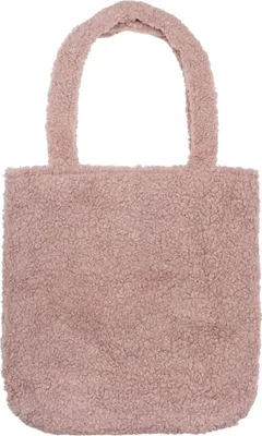 Produktbild von styleBREAKER Damen Tasche aus Teddyfell mit breiten Henkeln | kuschelige Beuteltasche mit Magnetverschluss | weich gefüttert & ideal als Shopper