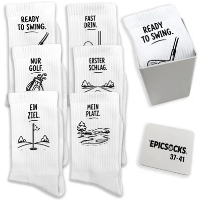 Produktbild von epicsocks Golf Glück Socken in 37-41 im