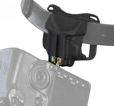 Produktbild von Guertelclip, Kamerahalterung fuer den Guertel fuer DSLR & Kompaktkameras - Kamera Guertel Clip - Camera Belt Holster