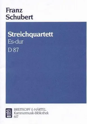 Produktbild von ISBN Streichquartett Es-Dur op.125/1 D 87, Musikalische Ausbildung, Taschenbuch