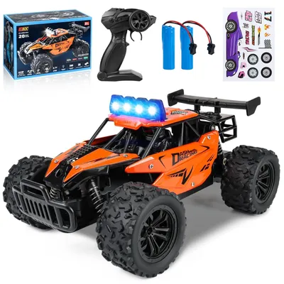 Zdjęcie produktu dla Samochód RC - 1:16 - 2,4 GHz - 2WD - 20 km/h - Pomarańczowy