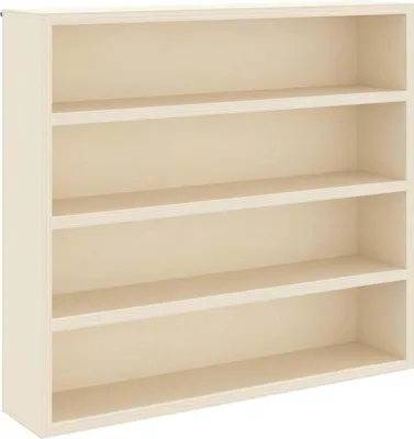An empty shelf unit.