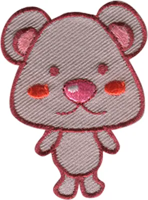 Produktbild von Maus Tier - Aufnäher, Bügelbild, Aufbügler, Applikationen, Patches, Flicken, Zum Aufbügeln, Größe: 3,7 x 5 cm