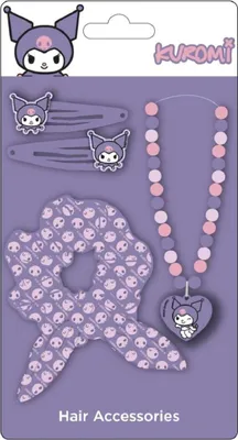 Immagine prodotto di Set di accessori Hello Kitty - gioielli per bambini e accessori per capelli in un set