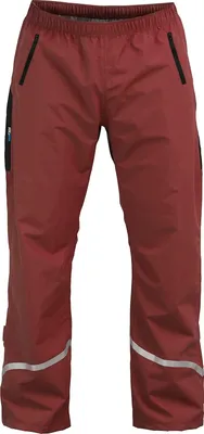 Produktbild von RUBBERNECK NXSVN Regenhose uni, atmungsaktiv, rot, Gr. M