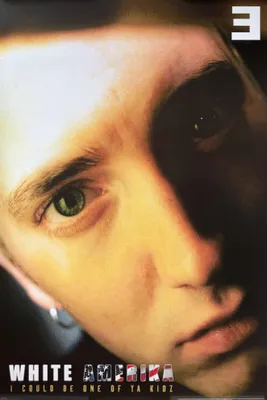 Zdjęcie produktu dla EMINEM - White America - 2002 - Plakat - 61x91 cm