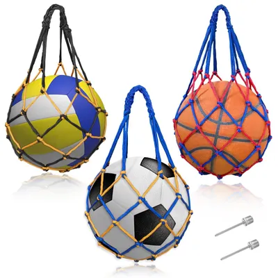 Immagine prodotto di Rete per palloni - Tre scomparti -Poliuretanoleggero - Basket - Tre colori