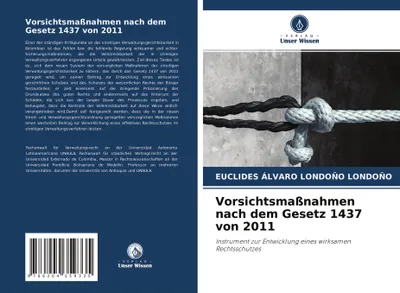 Produktbild von Vorsichtsmaßnahmen nach dem Gesetz 1437 von 2011