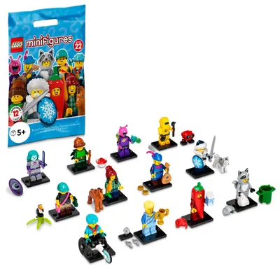 Zdjęcie produktu dla LEGO Minifigures Seria 22, Zestaw do budowania, 5 lat(a), wybór losowy