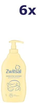Produktbild von 6x Zwitsal Zeepvrije Wasgel 400ML