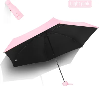 Produktbild von Reise-Sonnenschirm, kompakter fuenffacher Sonnenschutzschirm mit UPF 50+