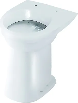 Produktbild von Geberit Care-Stand-Flachspül-WC PARIS +10 cm, Abgang waagerecht weiß 004020000
