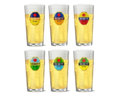 Obrázek produktu pro Vedett pivní sklenice Extra 250 ml - 6 kusů