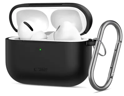 Obrázok produktu pre TECH-PROTECT Silikónový háčik pre Apple AirPods Pro 3 Čierny (5906302333097)