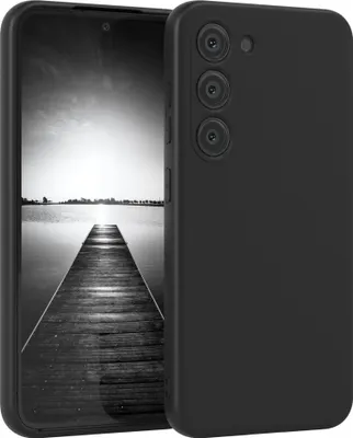 Produktbild von EAZY CASE - TPU Hülle für Samsung Galaxy S23, TPU Case stoßfeste Handyhülle, weiches Cover mit Kameraschutz, Silikonhülle in Schwarz