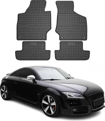 Produktbild von 2006-2014 Audi TT MK2 8J Fußmatten Gummi Schwarz 4 tlg